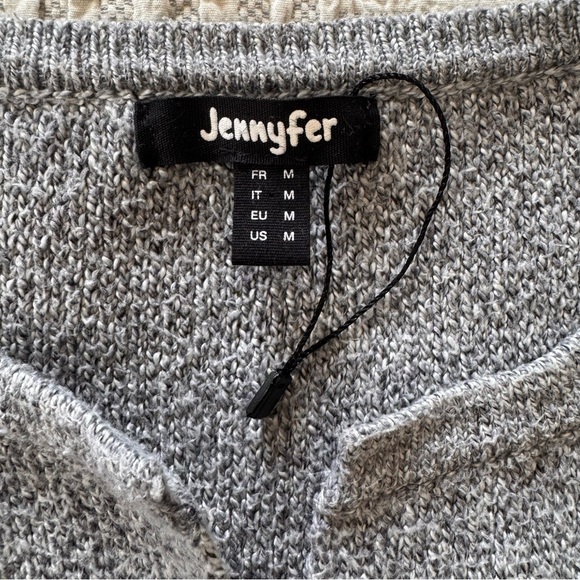 Jennyfer grey patchwork cardigan - Picture 4 of 9